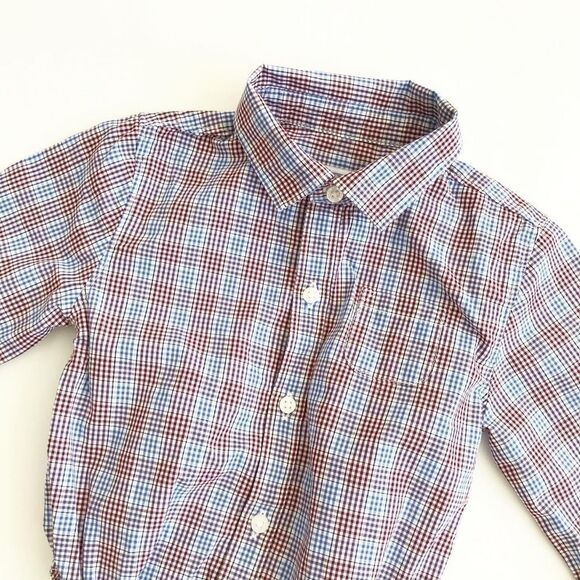 Janie & Jack Scottie Park button shirt EUC 6-12m - Picture 2 of 4